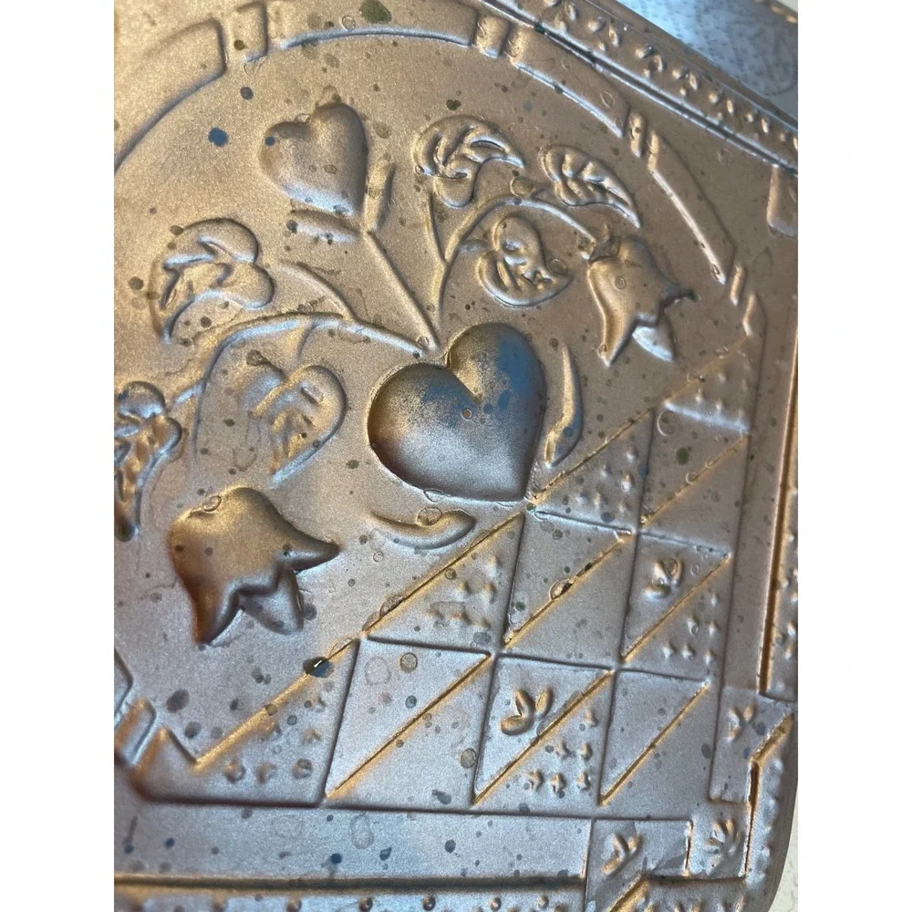 The Cook's Bazaar Vintage Copper Wall Decor Molds Set Fruit Heart Pineapple